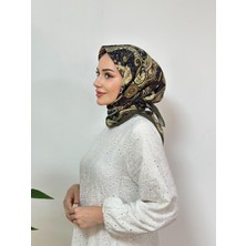 Meduse Desen Eşarp - Haki