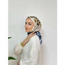 Rigel Desen Eşarp - Lacivert