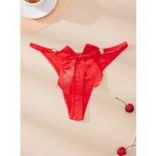Fiyonklu Halkalı Kadın Iç Giyim 2'li Tanga String