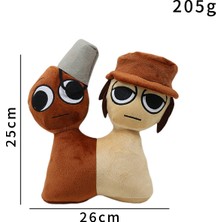 Luxixi 25CM Sprunki Plush Incredibox Tek Parça Ritim Kutusu Oyunu Peluş Oyuncak (Yurt Dışından)
