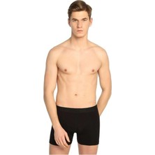 Qulat Siyah Elastan Lıkralı Pamuklu 5'li Paket Boxer ( Sbvg 0114) Erkek İçin Rahat ve Şık Seçim