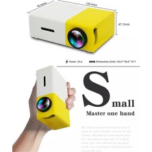 Digi Monster YG300 Mini Projektör | Taşınabilir Sinema Deneyimi | Kompakt & Hafif Tasarım | Ev & Açık Hava Kullanımı