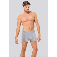 5 Adet Düz Renk Likralı Bambu Erkek Boxer %96 Bambu %4 Likra