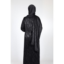 Harika Wear Yüksek Kaliteli Siyah Ipek Krep Şal