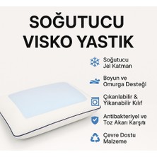 Gelcell Visco Jel Ortopedik Soğutucu Terletmeyen Yastık
