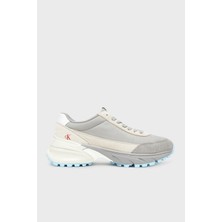 Calvin Klein Süet Detaylı Logolu Sneaker Ayakkabı YW0YW018520IP Bayan Ayakkabı YW0YW01852 0ıp