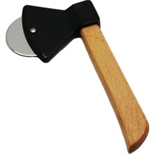 Ahşap Saplı Balta Hamur Pizza Ruleti