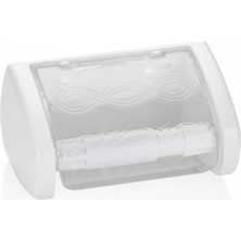 Desenli Kapaklı Tuvalet Kağıtlığı - Dayanıklı ve Şık Tasarım, Tuvalet ve Banyo Kullanımına Uygun