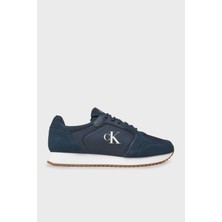 Calvin Klein Logolu Süet Detaylı Sneaker Ayakkabı YM0YM013260G7 Erkek Ayakkabı YM0YM01326 0g7