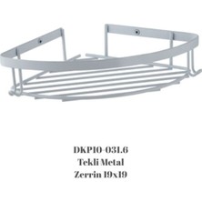 Tekli Metal Zerrin Köşelik 19X19