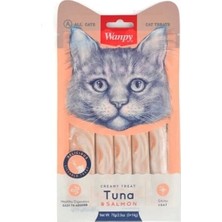 The Best Nzm Wanpy Ton Balıklı ve Somonlu Krema Kedi Ödülü 25X14 gr
