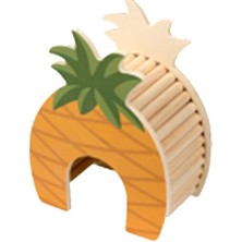 Pawise Ahşap Kemirgen Yuvası Ananas Zrnet