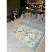 Barcelona Koleksiyonu Çok Renkli Ağaç Hayvan ve Şekiller Modern Dekoratif Halı BARCELONA70