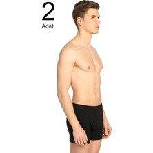 Erkek Gri 2'li Paket Likralı Boxer ELF568T0114CCM2