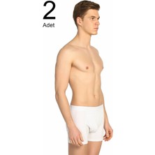 Erkek Gri 2'li Paket Likralı Boxer ELF568T0114CCM2