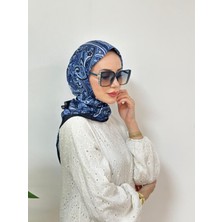 Meduse Desen Eşarp - Lacivert