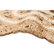 Eko Halı Flatweave Ca-105 Natural White Xw Hasır El Dokuma