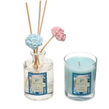 Gardenya Oda Kokusu ve Vegan Mum Hediye Seti