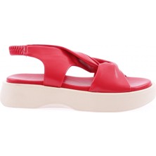 Dgn 4848-22Y Kadin Kalin Bantli Sandalet