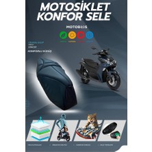 Motobros Rks Arome 125 Uyumlu Konfor Sele ve Sele Kılıfı Visco Sünger (Kılıf Hediyeli)