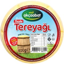 Yeşil Akçaabat Trabzon Tereyağı Tuzlu 2 x 400 gr