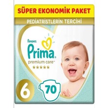 Prima Bebek Bezi Premium Care 6 Numara 93 Adet Aylık Fırsat Paketi
