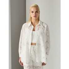 Brode Kumaş Arkası Pencereli Gömlek