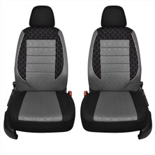 Seat Toledo Uyumlu Gri Oto Koltuk Kılıfı (Tam Takım Ön Arka Araç Koltuk Kılıfı)
