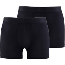 Blackspade Erkek Boxer Shorty 2'li Paket Mood 9323 - Siyah