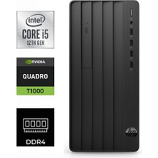 Hp Pro Tower 290 G9 I5-12400 9M938AT-145 32GB 512GB Quadro T1000 4 GB Freedos Masaüstü Bilgisayar