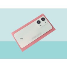 Tkgz - Reeder S19 Max Pro S Arka Kapak Batarya Kapağı  (Cam Full Lensli) - Beyaz