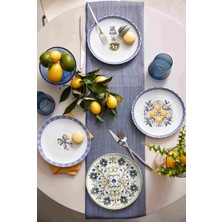 Kütahya Porselen Amalfi 4 Parça 21 cm Pasta Tabağı