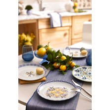 Kütahya Porselen Amalfi 4 Parça 21 cm Pasta Tabağı