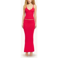 Asta Resort Carolina Sequin Camisole: Şık V Yaka Kadın Bluz - Rossa