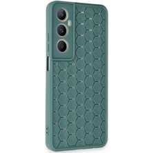 Realme C65 Kılıf Petek Silikon Kapak - Koyu Yeşil - KA1667-2687