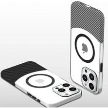 iPhone 16 Pro Carbon Puzzle Magsafe Kapak - Siyah-2 - KA5858-3500