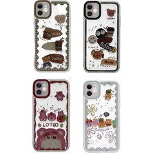 iPhone 11 Kılıf Sweet Desenli Silikon Kapak - Pembe - KA3817-3983