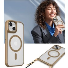 iPhone 14 Kılıf Enka Magsafe Silikon Kılıf - Şeffaf - KA7043-7470