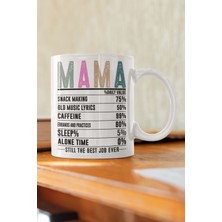 Mother Besin Tablosu Baskılı Anneler Günü Doğum Günü Anneye Hediye Kupa Bardak