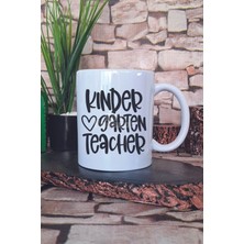 Kindergarten Teacher Baskılı Retro Hediyelik Baskılı Çay Kahve Sunum Kupa Bardak