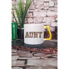 Aunt Havalı Baskılı Cool Hala Teyze Hediyelik Kulplu Kupa Bardak