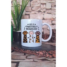 Kedi Komik Tembel Esprili Kedisever Kedi Sahibi Miskin Hediye Baskılı Kupa Bardak