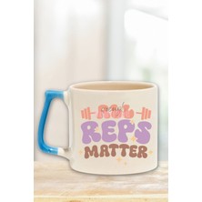 All Reps Matter Yazılı Gym Spor Antrenman Tekrarı Motivasyonu Hediyelik Kulplu Kupa Bardak