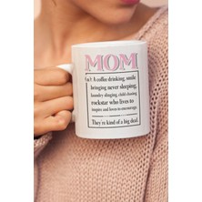 Happy Mother's Day No:2 Baskılı Anneler Günü Doğum Günü Anneye Hediye Kupa Bardak