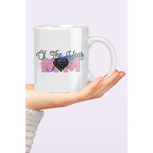 Mom Of The Year No:2 Baskılı Anneler Günü Doğum Günü Anneye Hediye Kupa Bardak