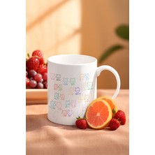 Kediler Mahallesi Baskılı Hediyelik Beyaz Kupa Bardak