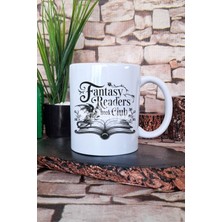 Fantasy Readers Book Club Temalı Fantastik Okur Grubu Hediye Baskılı Kupa Bardak