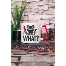 Kedi Komik Ironik Esprili Kedisever Kedi Sahibi Iğneleyici Hediyelik Kulplu Kupa Bardak