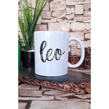 Leo Baskılı Aslan Burcu Astroloji Hediyelik Baskılı Çay Kahve Sunum Kupa Bardak