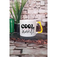 Cool Aunt Baskılı Havalı Hala Teyze Hediyelik Kulplu Kupa Bardak